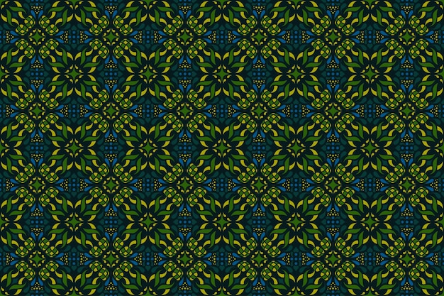 Abstracto Patrón sin costuras con ketupat
