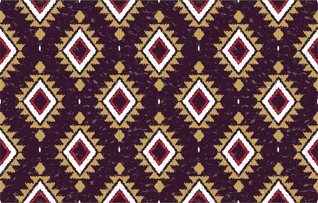 Vector abstracto patrón sin costuras nativo americano diseño para envolver ropa de alfombra tela de batik