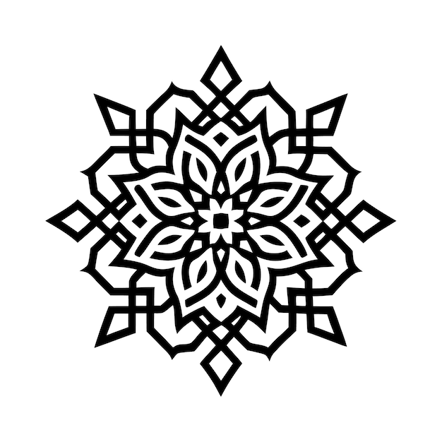 Abstracto patrón floral ilustración telón de fondo plantilla estandarte textil textura tatuaje elegante