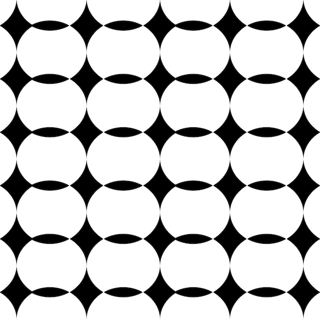Abstracto patrón geométrico sin costura negro y blanco minimalista monocromo patrón de obra de arte