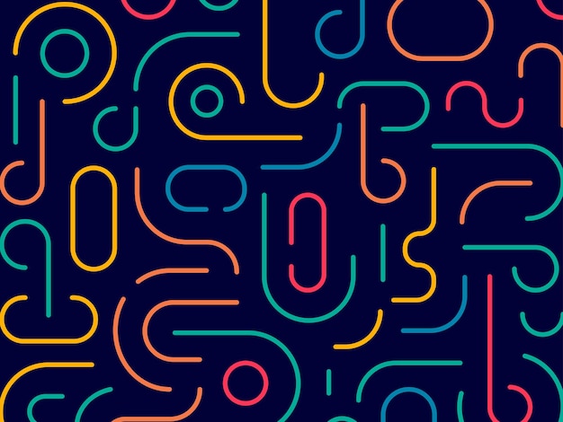 Abstracto patrón geométrico sin costuras formas patrón fondo ilustración geométrica