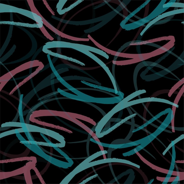 Abstracto patrón geométrico sin costuras Grunge urbano telón de fondo repetido para niños papel de envoltura textil Líneas elementos triángulos flechas en colores azul brillante verde negro