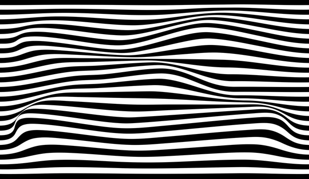 Abstracto Patrón geométrico Línea ondulada Fondo