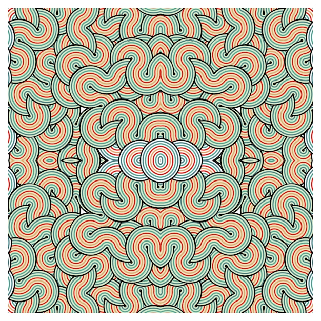 Abstracto patrón de impresión geométrica con fondo exótico diseño de obras de arte sin costuras para estar listo para el trabajo