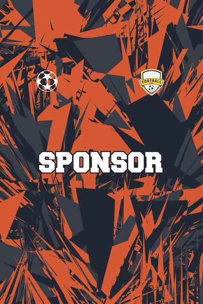 Abstracto Patrón Jersey Fondo deportivo Casual Retro