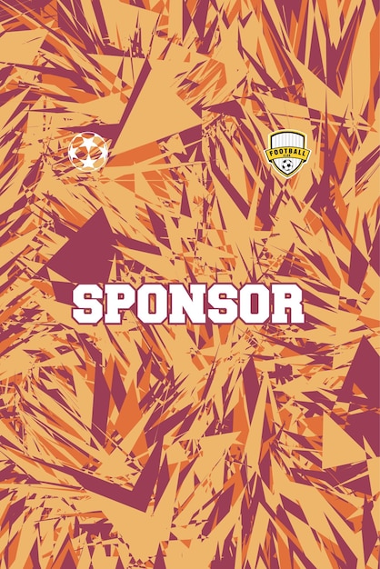 Abstracto Patrón Jersey Fondo deportivo Casual Retro