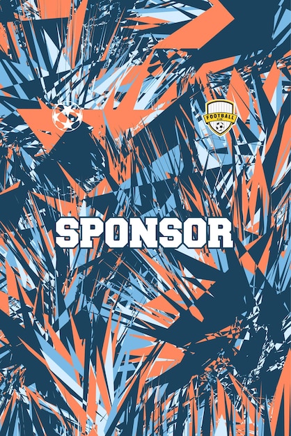 Abstracto Patrón Jersey Fondo deportivo Casual Retro