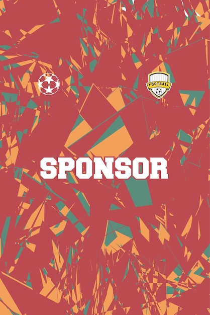 Abstracto Patrón Jersey Fondo deportivo Casual Retro
