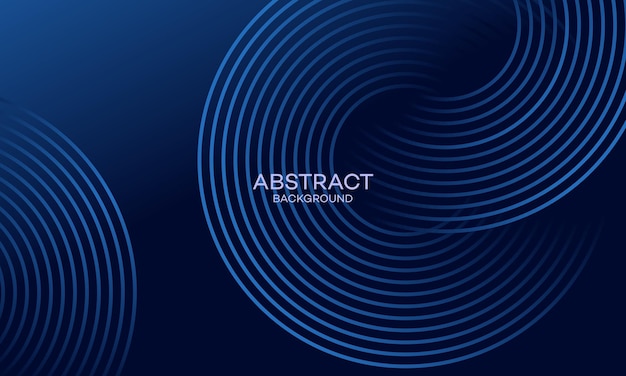 Abstracto Patrón de línea curva azul Fondo