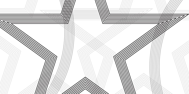Abstracto Patrón de línea curva negra en fondo blanco para necesidades de diseño moderno y gráfico minimalista