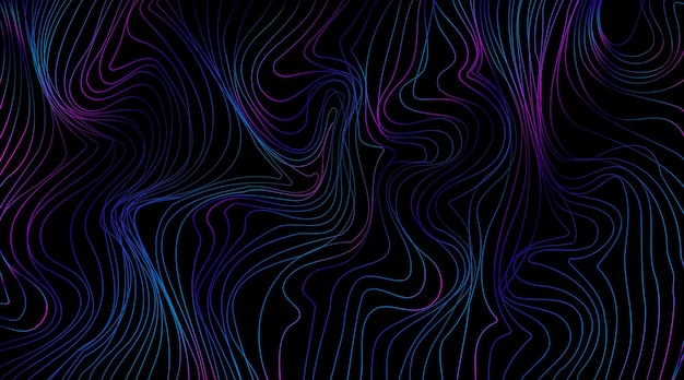 Abstracto patrón de línea de onda púrpura fondo artístico