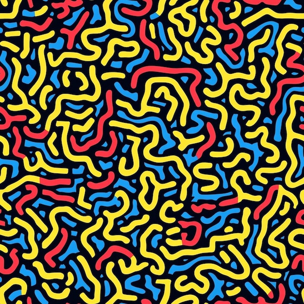 Abstracto Patrón de líneas de colores