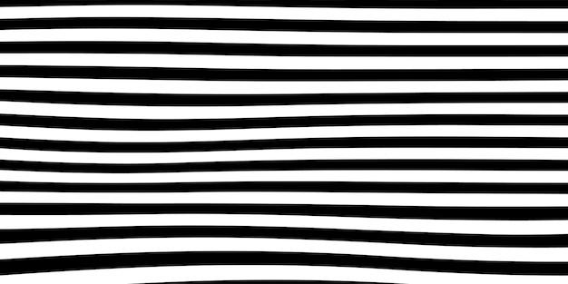 Abstracto Patrón de líneas curvas en blanco y negro