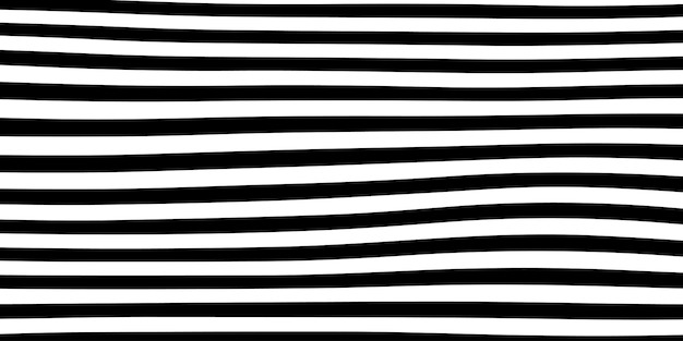 Abstracto Patrón de líneas curvas en blanco y negro