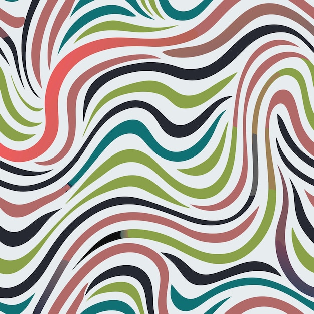Abstracto Patrón de líneas onduladas en gris claro sobre fondo blanco