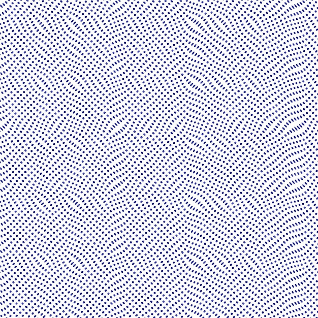 Abstracto Patrón de ondas de puntos azules
