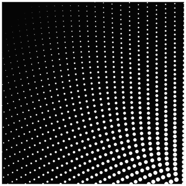 Abstracto Patrón de puntos de medio tono