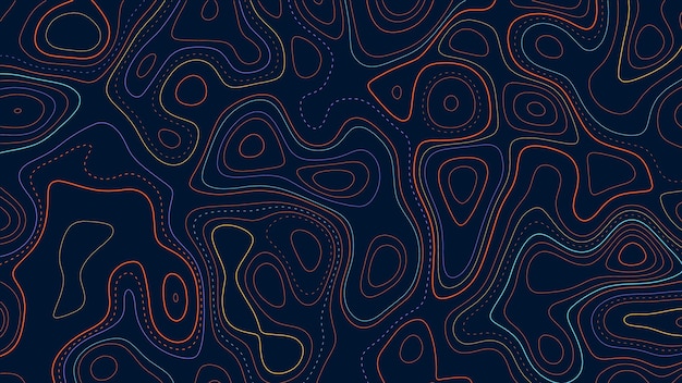 Abstracto Patrón topográfico