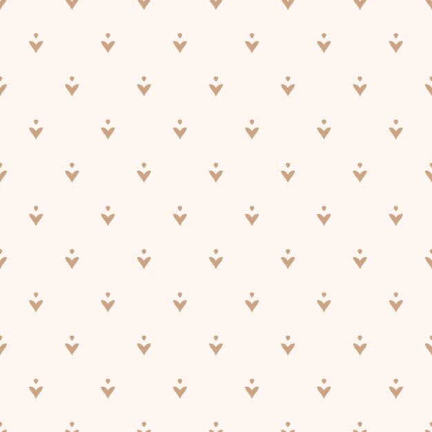 Abstracto Patrones minimalistas con corazones y dorso Impresión simple para toallas de cocina de lino de tela