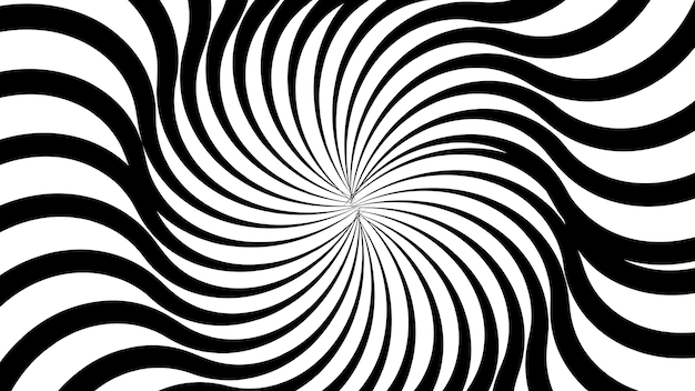 Abstracto de pincel solar blanco y negro con rayas de línea