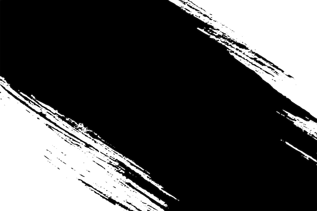 Abstracto Pinceladas en blanco y negro