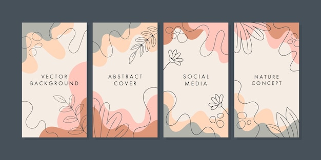 Abstracto plantilla de diseño colorido para historias de publicaciones en redes sociales o anuncios de ventas