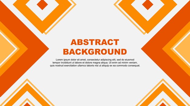 Abstracto plantilla de diseño de fondo naranja abstract banner wallpaper ilustración vectorial abstract naranja día de la independencia