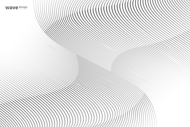 Abstracto plantilla vectorial de fondo de patrón para sus ideas líneas monocromáticas textura líneas onduladas textura Tecnología papel pintado