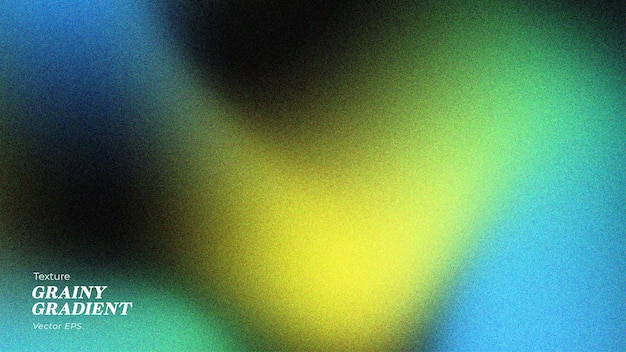 Abstracto premium mezcla de sombras profundas onduladas amarillo azul menta verde gradiente textura de efecto granulado