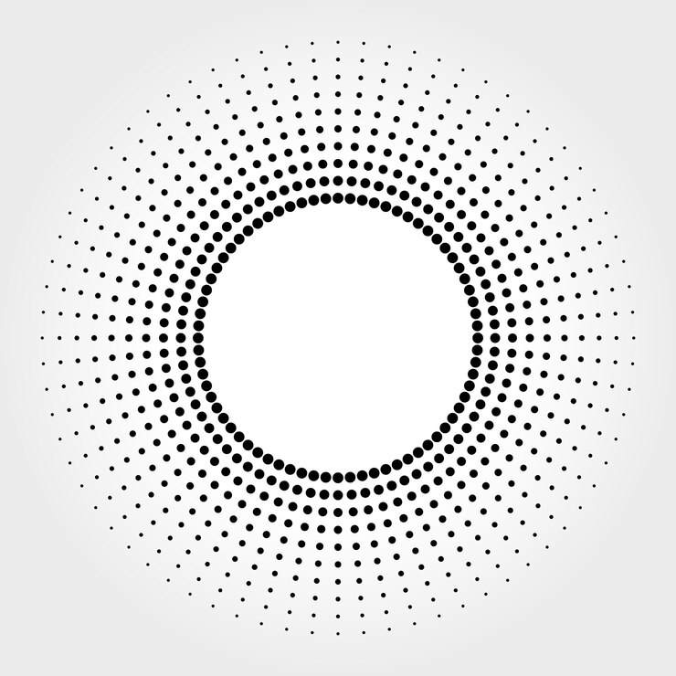 Vector abstracto puntos de medio tono fondo