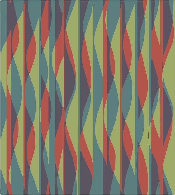 Abstracto rayas coloridas que se superponen