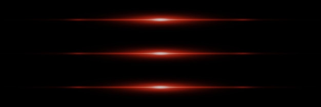 Abstracto rayo láser rojo transparente aislado