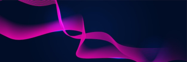 Abstracto rojo azul y rosa púrpura fondo de partículas de onda de gradiente onda de flujo con paisaje de líneas estructura de datos digital visualización de puntos de patrones de malla futura ilustración vectorial de tecnología