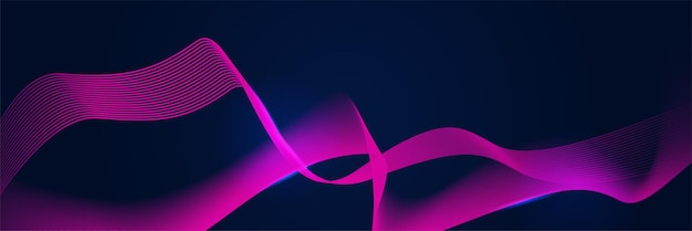 Abstracto rojo azul y rosa púrpura fondo de partículas de onda de gradiente onda de flujo con paisaje de líneas estructura de datos digital visualización de puntos de patrones de malla futura ilustración vectorial de tecnología