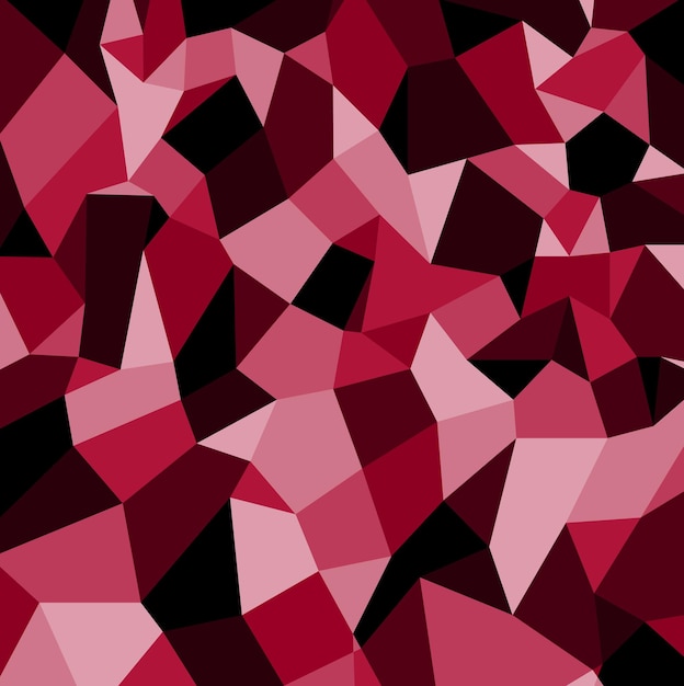 Abstracto rojo Geometría del polígono