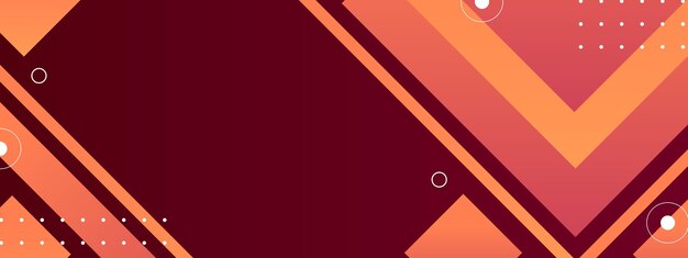Abstracto sencillo colorido gradiente geométrico diseño de plantilla de fondo de banner