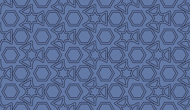 abstracto simple azul gris hexágono de patrones sin fisuras
