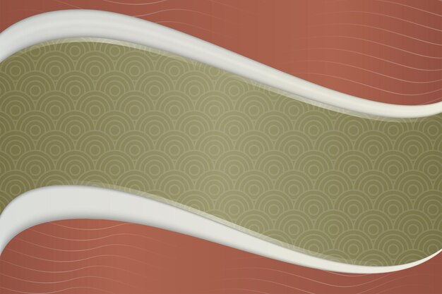 Abstracto simple Diseño de fondo diseño horizontal con combinación de colores pastel marrón y verde