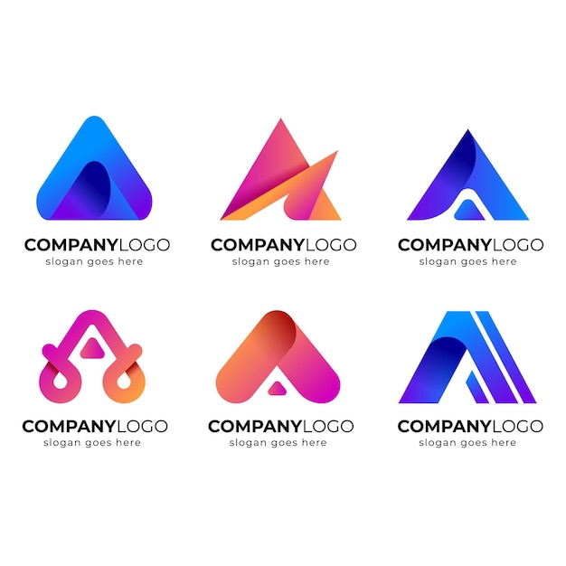 Abstracto sonido de onda logotipo lineal símbolo del logotipo de flujo de onda icono vectorial de agua de corriente de movimiento en