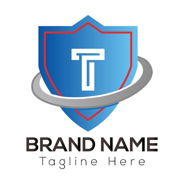 Abstracto T letra diseño de logotipo moderno de marcas de letras iniciales