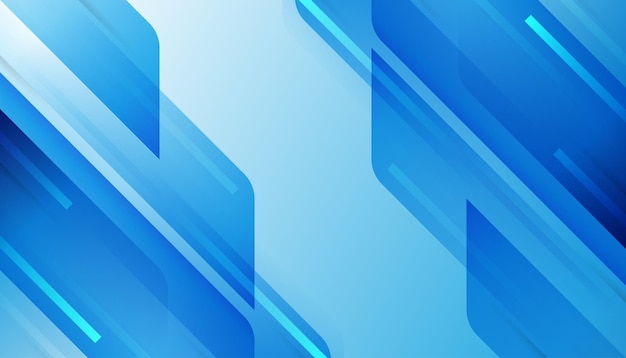 Abstracto Tecnología Fondo en blanco y azul Gradiente Moderno Futurista Fondo azul para el diseño de banner o portada de reportaje de noticias