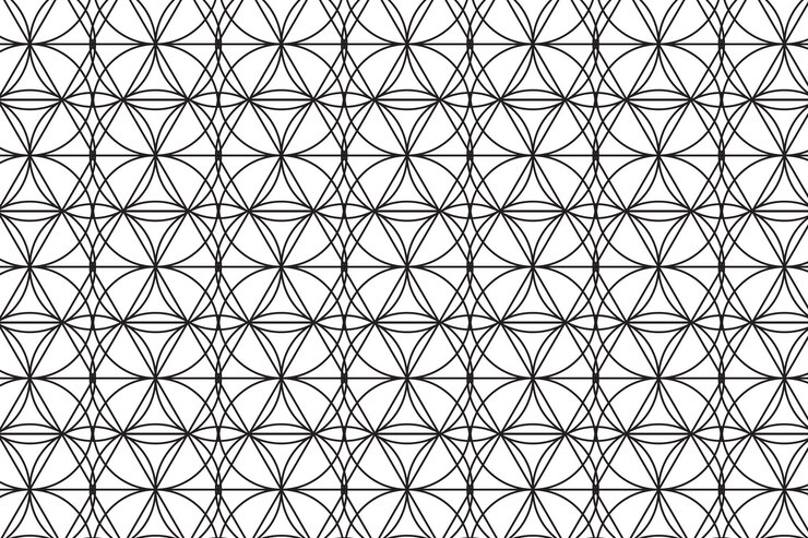 Vector abstracto tela geométrica sin costuras patrón textil fondo
