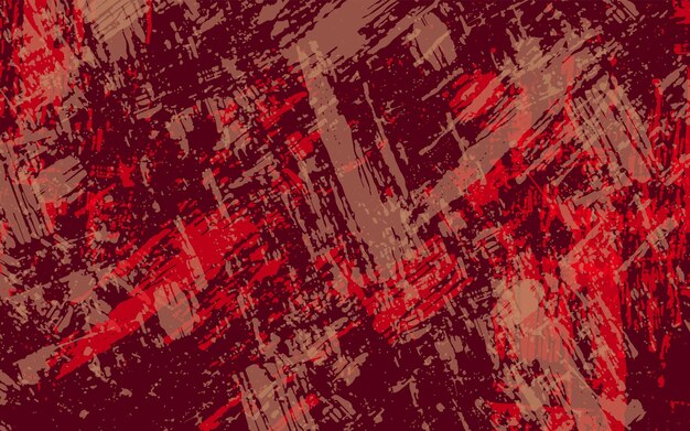 Vector abstracto de textura grunge salpicadura de pintura de color rojo de fondo