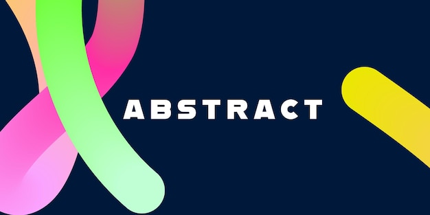 Abstracto trazos modernos con diferentes formas y elementos de formas fondo líquido curva de mezcla 3d