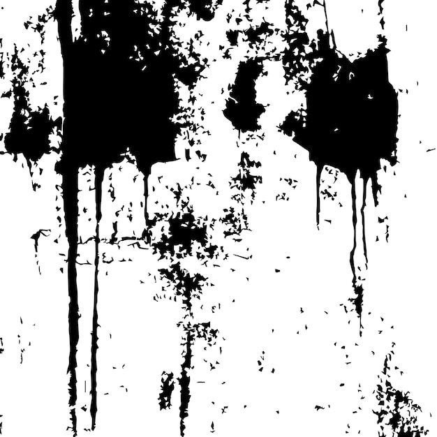 Abstracto de los trazos de tinta del grunge negro