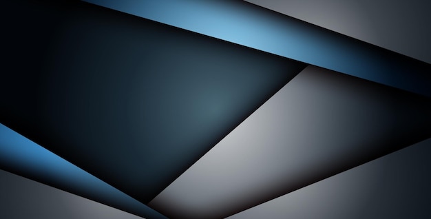Abstracto triángulo azul marino superposición con texto en espacio en blanco oscuro diseño moderno lujo futurista fondo vector ilustración vector eps10