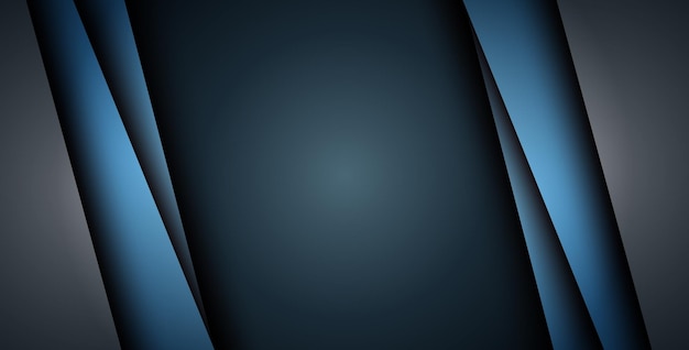 Abstracto triángulo azul marino superposición con texto en espacio en blanco oscuro diseño moderno lujo futurista fondo vector ilustración vector eps10