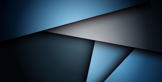 Abstracto triángulo azul marino superposición con texto en espacio en blanco oscuro diseño moderno lujo futurista fondo vector ilustración vector eps10