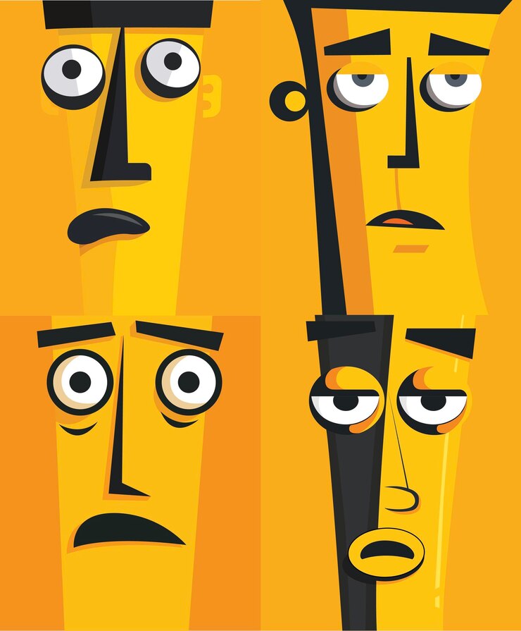 Abstracto Vector de la cara 11