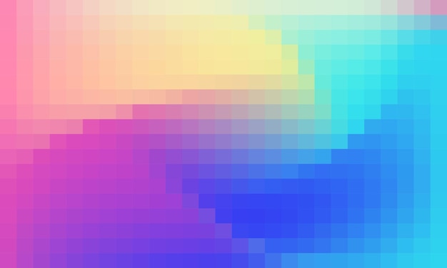 Abstracto vectorial y fondo de píxeles de colores